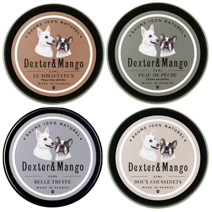 Pack Dexter & Mango - 4 baumes 100% naturels