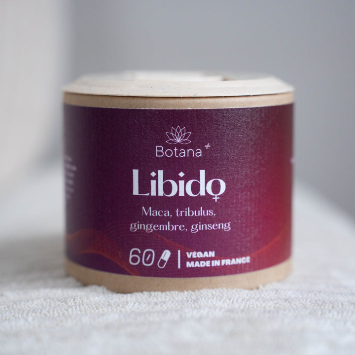 Complemento di libido - legno fasciato, zenzero, ginseng rosso, tribulus