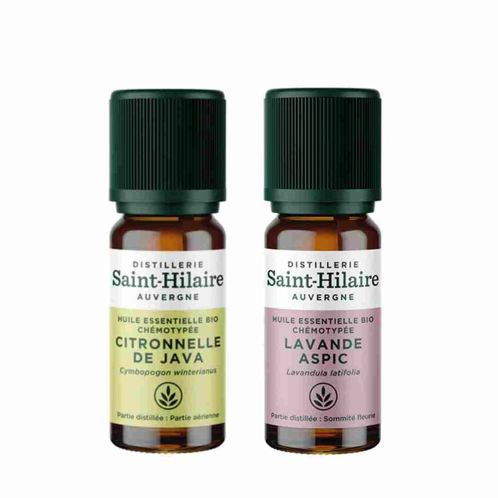 Duo Orgânico Essential Oil - Lemongrass & Lavender Aspic